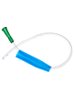 Nelaton Catheter Male Standard Blue Sleeve 40cm PVC 14FR, Green