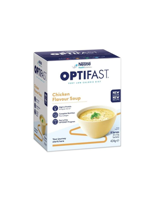 Soup Sachet Optifast Chicken Flavour Nestlé 424g 