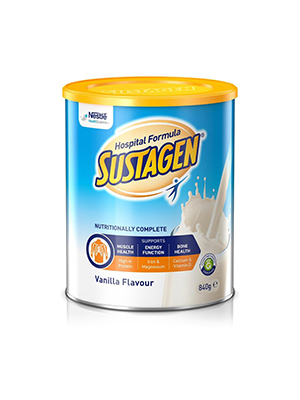 SUSTAGEN Hospital Formula Vanilla Flavour 840g - Ctn/6