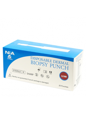 Nia Disposable Dermal Biopsy Punch 3mm