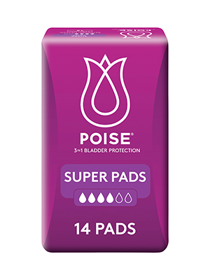 Super Pads Poise Moderate Absorbency