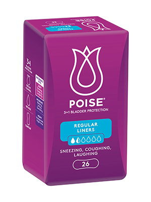 Poise Regular Liners Light Absorbency