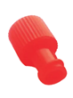 Universal Cap POLYMED Luer Lock Red Sterile Closure