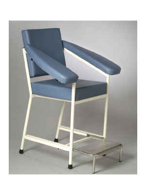 Blood Collection Chair With Sliding Foot Rest