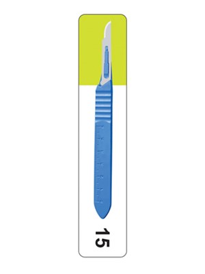inhealth™ Disposable Scalpel Blade & Handle Size 15 - Box/10