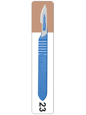 inhealth™ Disposable Scalpel Blade & Handle Size 23 - Box/10