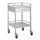 Trolley One Drawers Stainless Steel 50x50x90 cm - Each
