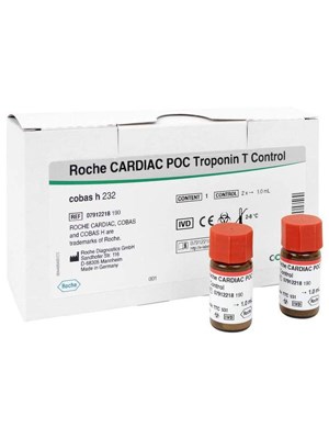 Roche CARDIAC® Control Troponin T - Box/2x1ml