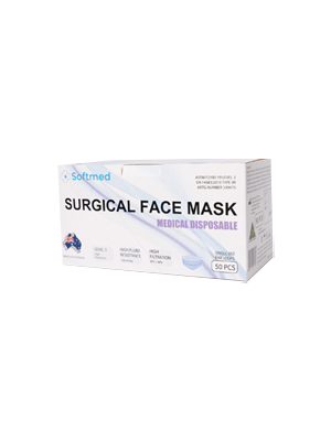 Face Mask Level 3 Ear Loop Softmed Disposable