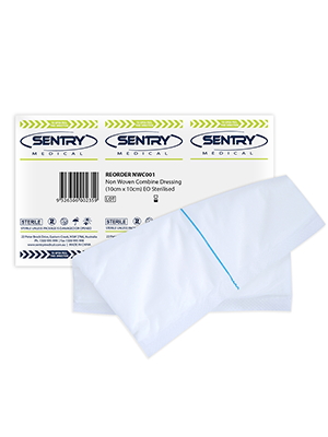 Sterile Non-Woven Combine Dressing 10cm x 10cm