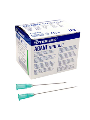 Terumo AGANI Hypodermic Needles  21G x 25mm (Green)
