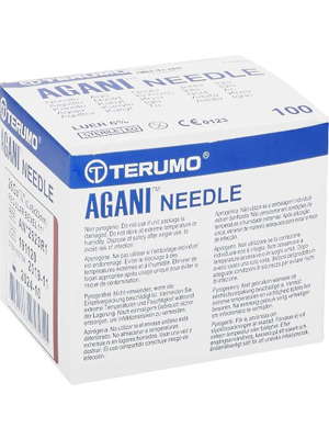 Terumo AGANI Hypodermic Needles  26G x 23mm (Brown) 
