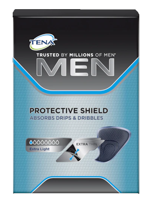 TENA® Men Protective Shield Blue Absorbency Level 1 - Ctn/3