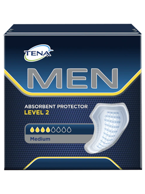 TENA® Men Absorbent Protector Level 2 Yellow - Ctn/4