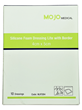 MOJO Silicone Foam Dressing Lite with Border 4x5cm - Box/10
