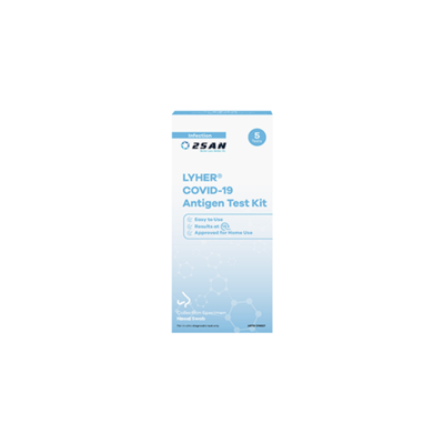 2San LYHER COVID-19 Nasal Rapid Antigen Test Kit - Box/5