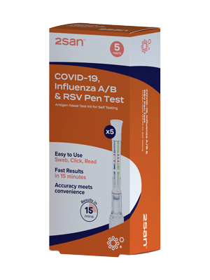 2SAN Triple Test Covid FluA/B RSV 5s