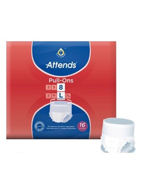 Attends Pull-Ons 8 Large - Pkt/16