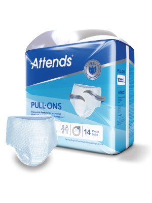 AttendsĀ® Pull-Ons 10 Large 100-140cm - Pkt/14