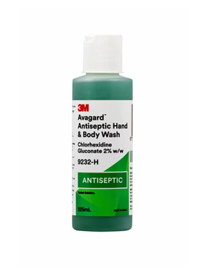3M™ Avagard™ Chlorhex 2% Antiseptic Hand & Body Wash 125mL -Each
