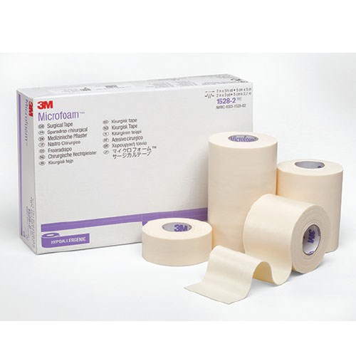 3M Microfoam Surgical Tape 75mm x 3m - Box/4