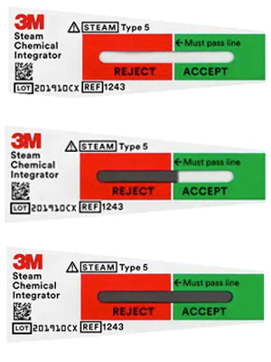 3M™ Attest™ Chemical Integrator for steam - Pkt/100