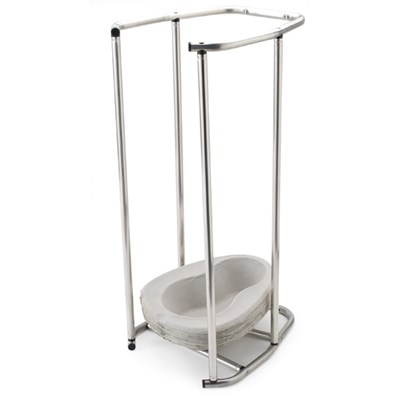 Bedpan Liner Dispenser Rack - Stainless Steel