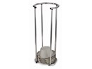 COMMODE PAN DISPENSER RACK
