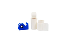 Paper Tape With Dispenser, Non-woven White, 2.5cm X 9.1m - Box/12