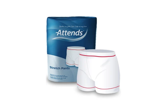 Attends Stretch Pants SMALL Red - Pk/15
