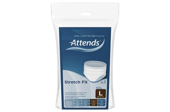 Attends Stretch Fit Pants (L) - Pk/3