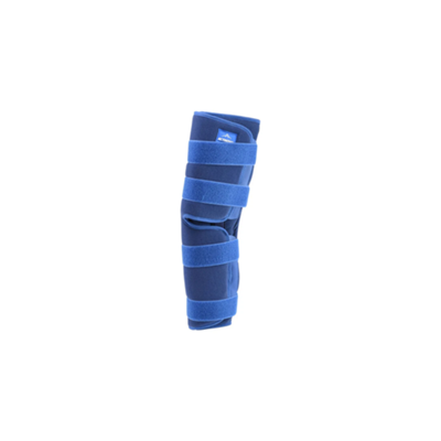 Actimove Genu Eco Knee Immobiliser Paediatric Single Knee Pad Blue 30cm