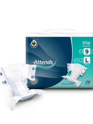Attends Slip Regular 9 Large - Pkt/28