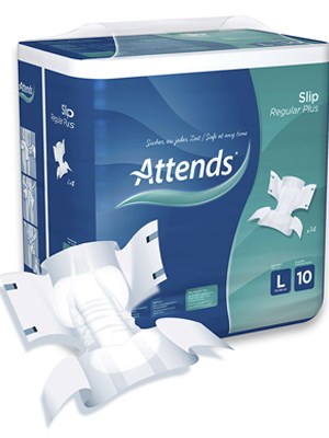 Attends Slip Regular Plus 10 Large - Pkt/14