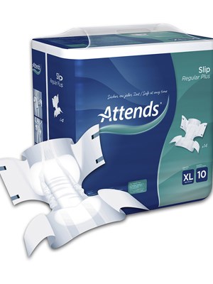 Attends Slip Regular Plus 10 XLarge - Pkt/14