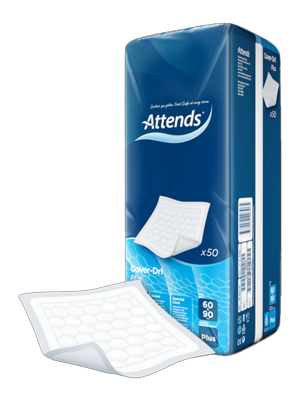 AttendsĀ® Cover-Dri Plus Protective Underpad 60 x 90cm - Pkt/50