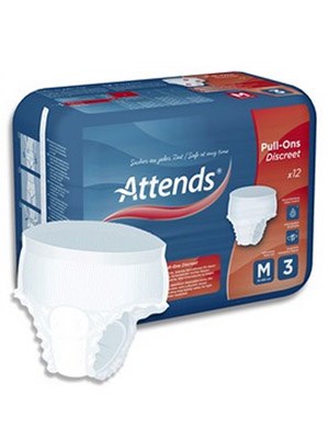 Attends Pull-Ons Discreet 3 Medium - Pkt/12