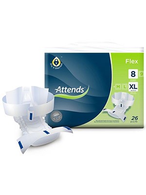 Attends Flex 8 XLarge - Pkt/26 