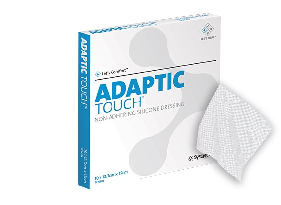 Adaptic Touch NA Silicone Dressing 12.7cm x 15cm Box/10