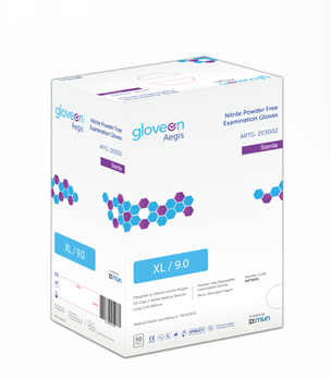 GloveOn Aegis Sterile Examination Gloves Long Cuff XL