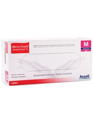 Micro -Touch® Sensiclean® II Powder Free Glove Medium - Box/100