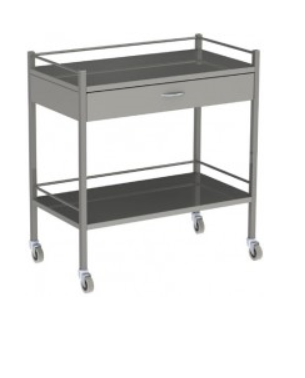 DRESSING TROLLEY WITH 1 DRAWER 900 x 490 x 900mm