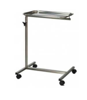 Mayo Stainless Steel Instrument Trolley - 4 Leg Base
