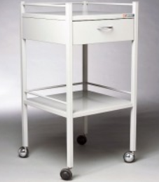 Dressing Trolley with 1 Drawer 490 x 490 x 900mm