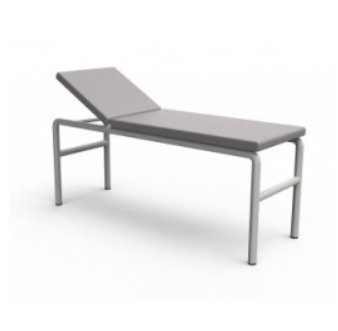 COUCH EXAM WITH ROUND TUBES BLACK
