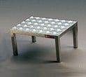 STEP STOOL SINGLE ALUMINIUM TREAD