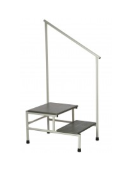 STEP STOOL DOUBLE WITH HAND RAIL
