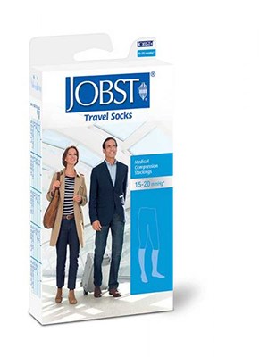 JOBST Travel Knee Length Socks Black - Size 5