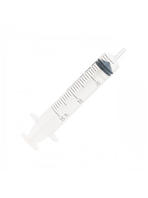 BD Syringe Eccentric Luer Slip Tip Clear 30mL Box 60
