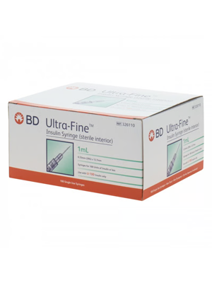 Insulin Syringe BD Ultra-Fine 0.33mm (29G) x 12.7mm 1ml